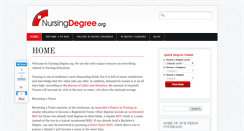 Desktop Screenshot of nursingdegree.org
